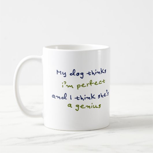 Perfekte Hunde-Tasse! Perfektes Geschenk! Kaffeetasse (Links)