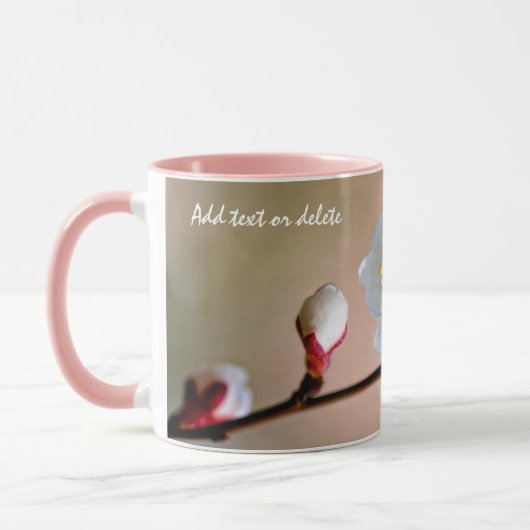 Perfekte japanische Apricot-Blume Tasse (Links)