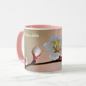 Perfekte japanische Apricot-Blume Tasse (Vorderseite Links)