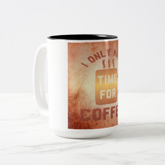 Perfekte Kaffee-Tasse Zweifarbige Tasse (Vorderseite Links)