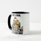 Perfekte Kaffeemaschine, um Ihren Arbeitstag zu ge Tasse (Vorderseite Links)