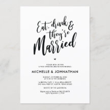 Perfekte Kalligraphie Post Wedding Brunch Einladun