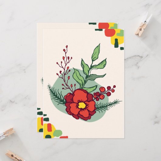 perfekte Karte für jeden Anlass (Vorderseite/Rückseite Beispiel)