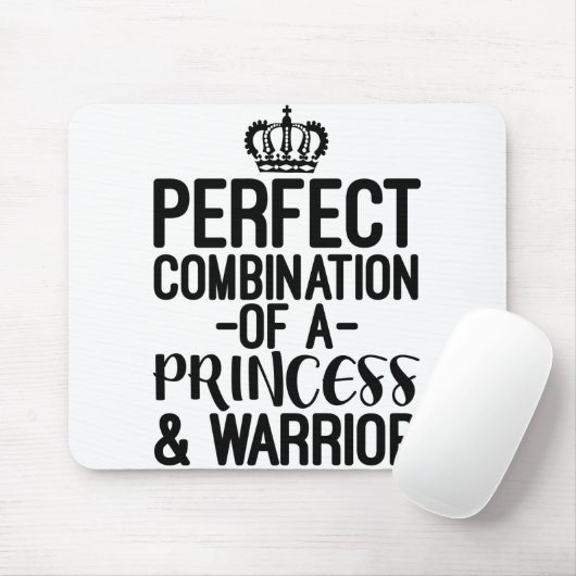Perfekte Kombination aus Prinzessin und Krieger Mousepad (Mit Mouse)