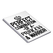 Perfekte Kombination aus Prinzessin und Krieger Notizblock (Rechte Seite)