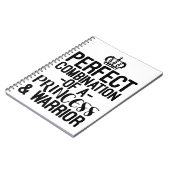 Perfekte Kombination aus Prinzessin und Krieger Notizblock (Linke Seite)