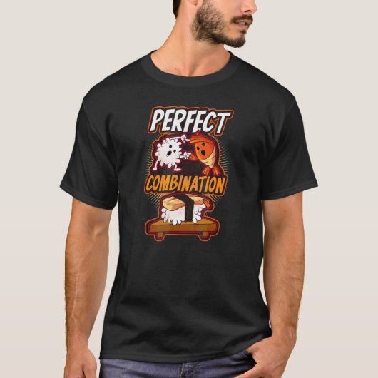 Perfekte Kombinations-Sushi T-Shirt (Vorderseite)