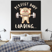 Perfekte Körperbelastung... Leinwanddruck (Insitu (Schlafzimmer))