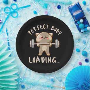 Perfekte Körperbelastung... Pappteller