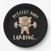 Perfekte Körperbelastung... Pappteller (Vorderseite)