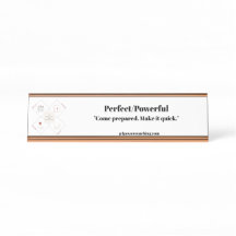 Perfekte/kräftige Roségold-Schreibtischtafel