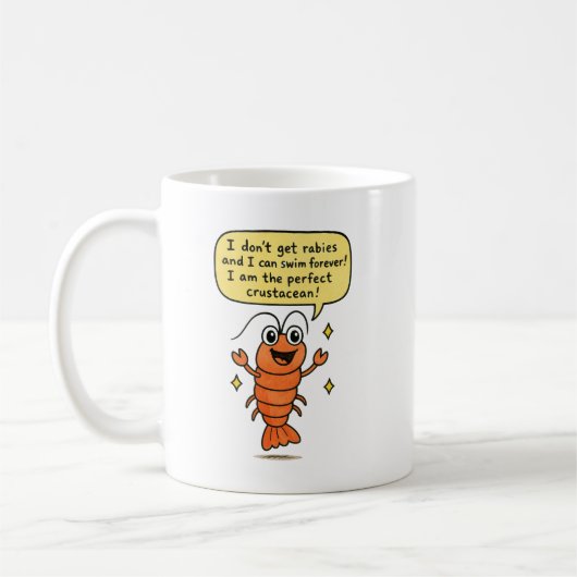 Perfekte Krustentiere Hummer Kaffeetasse (Links)