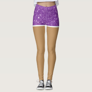 Perfekte Legierungen in Glitzer Shorts für Lila Im Leggings