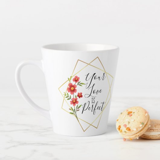 Perfekte-Liebe-Latte-Tasse Milchtasse (Beispiel)