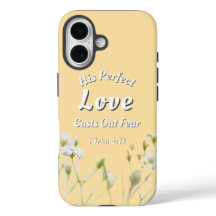 Perfekte Liebe vertreibt Angst Florale Bibelstelle