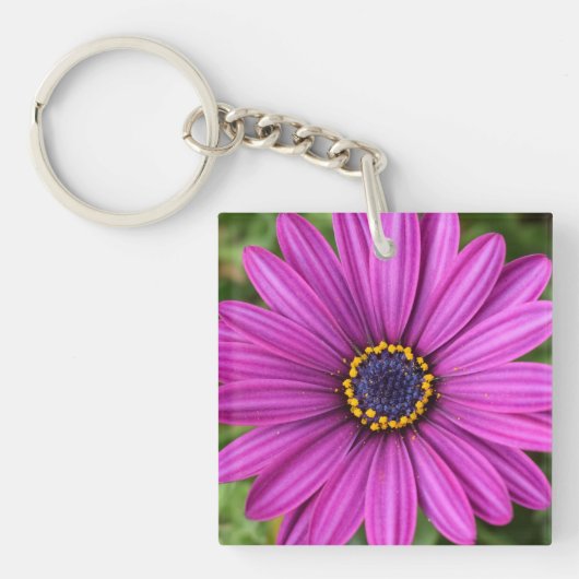 Perfekte Lila Blume Schlüsselanhänger (Vorderseite)