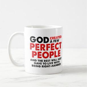 Perfekte linke Hand Lustiger Becher Kaffeetasse