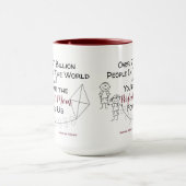 Perfekte Mama für mich - 2 Jungs Tasse (Zentrum)