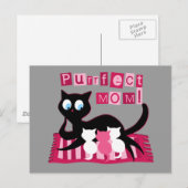 Perfekte Mama Postkarte (Vorne/Hinten)