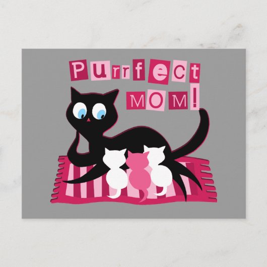 Perfekte Mama Postkarte (Vorderseite)