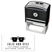 Perfekte Mischung Personalisierter Gummi-Briefmark Permastempel (Beispiel)