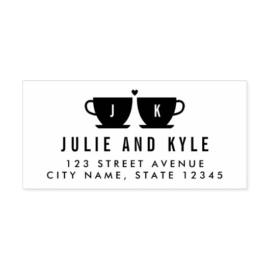 Perfekte Mischung Personalisierter Gummi-Briefmark Permastempel (Design)