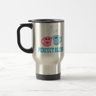 Perfekte Mischung von Kaffeekassen Reisebecher