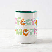 Perfekte Mutter-Tasse Zweifarbige Tasse (Mittel)