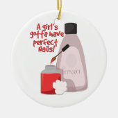 Perfekte Nägel! Keramikornament (Vorne)