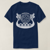 Perfekte Nordic Ancient Viking Warrior Schifffahrt T-Shirt (Design vorne)