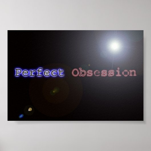 Perfekte Obsession Band Poster (Vorne)