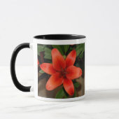 Perfekte Orange Lily Blume Tasse (Links)