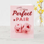 Perfekte Paar Herzliche Stil Karte (Gelbe Blume)