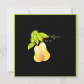 Perfekte Paar-Hochzeit im Herbsts-Einladung Einladung (Rückseite)