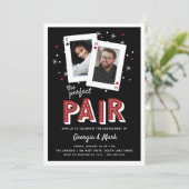 Perfekte Partner für Casino Theme Engagement Party Einladung (Stehend Vorderseite)