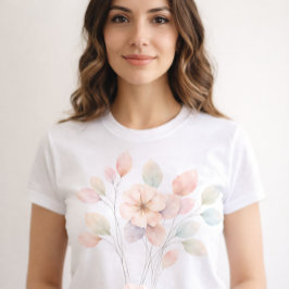 Perfekte Pastell-Blumen T-Shirt
