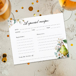 Perfekte Pear Brautparty Rezept Card