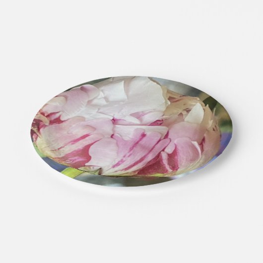Perfekte Peony Paper Teller (Schrägansicht)