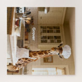 Perfekte personalisierte Giraffe Puzzle (Horizontal)