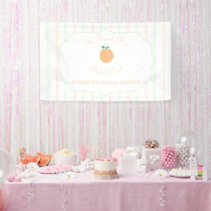 Perfekte Pfirsich-Brautparty Banner