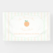 Perfekte Pfirsich-Brautparty Banner (Horizontal)