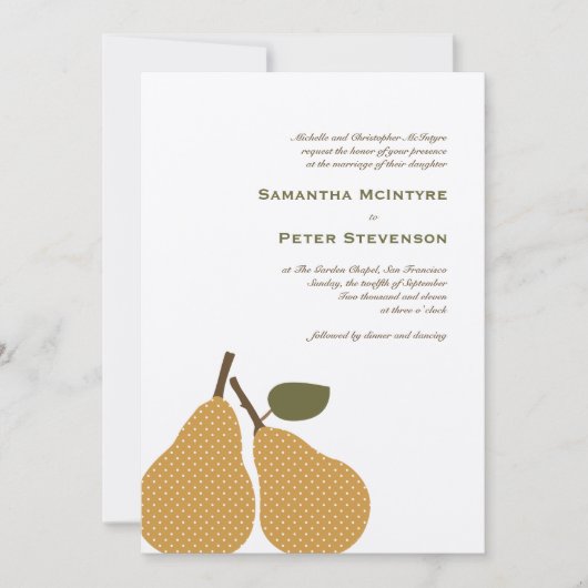 Perfekte Piss Whimsical Wedding Einladungskarte Einladung (Vorderseite)