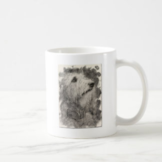 Perfekte Pose des irischen Wolfhound Kaffeetasse