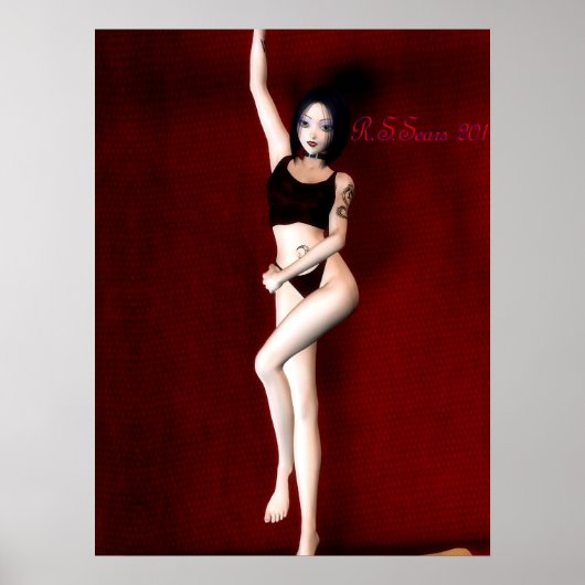 perfekte Pose Poster (Vorne)