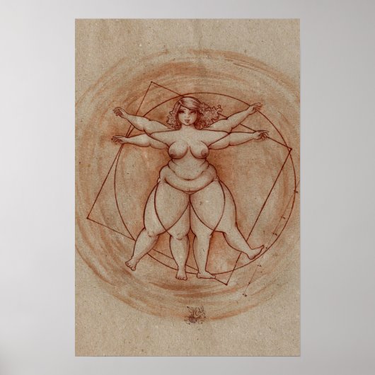 Perfekte Proportion Poster (Vorne)