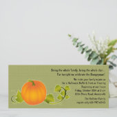 Perfekte Pumpkin-Einladung Einladung (Stehend Vorderseite)