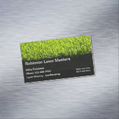 Perfekte Rasenmäher-Visitenkartenmagnete Magnetische Visitenkarte (Beispiel)