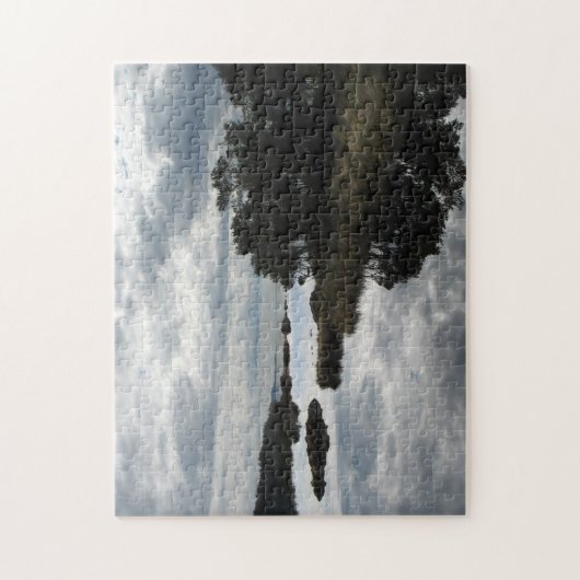 Perfekte Reflexionen - Himmel und Meer Puzzle (Vertikal)