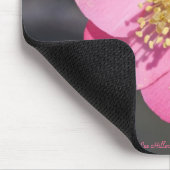 Perfekte rosa Blütenruhe Mousepad (Ecke)