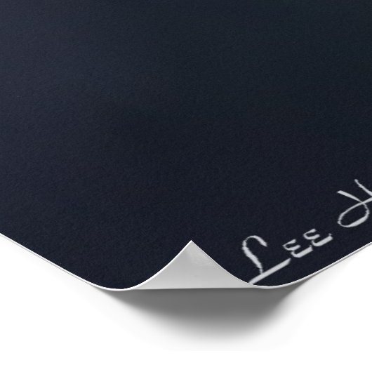 Perfekte rosa Blütenruhe Poster (Ecke)